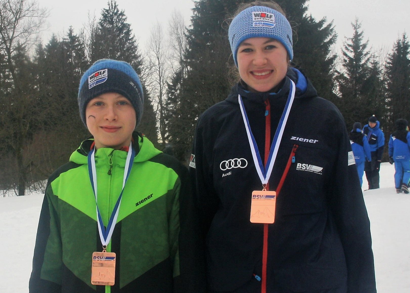 Christina und Florian Döringer holen Staffel-Bronze bei der BM