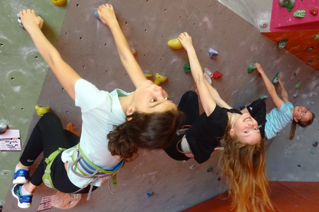 Das "Bouldern" machte vor allen den Jüngeren viel Spaß