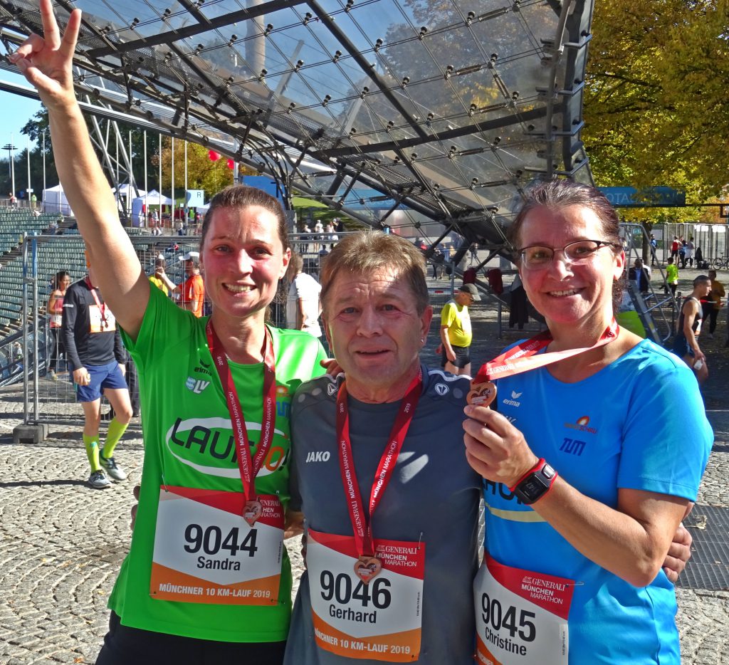 Die Bezwinger der 10km-Strecke