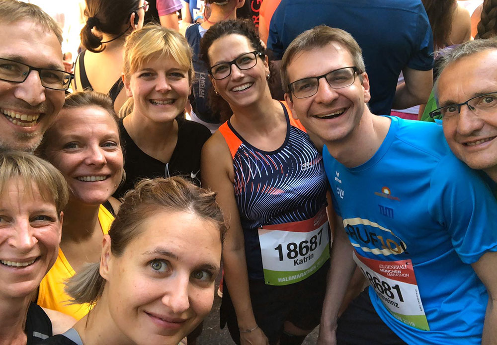 Das erfolgreiche Team "Halbmarathon"