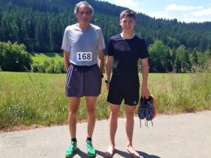 Herbert Geier und Florian Döringer beim Lamer Woid-Reim"